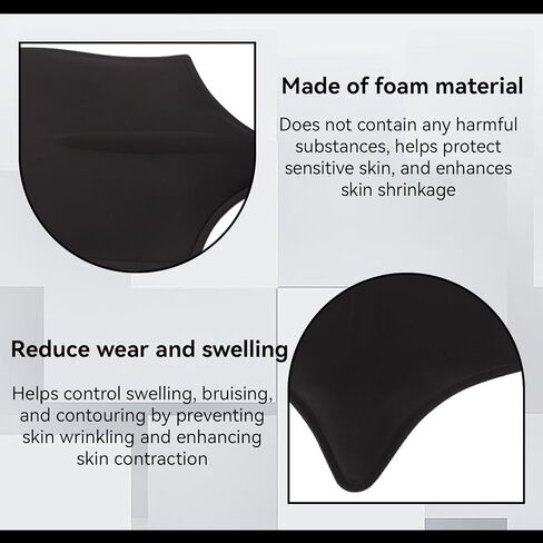 Lumbar Molder Liposuction Back Board, Foam Abdominal Compression Garment Back Lipo Board for Liposuction Recovery and BBI Post Surgery (Black) in Saudi Arabia