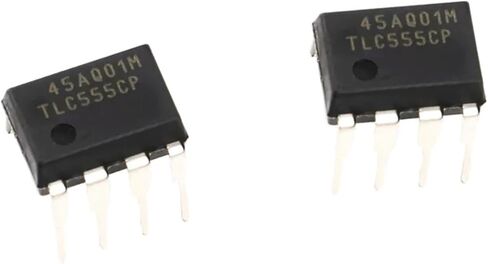TLC555CP TLC555 مؤقت CMOS DIP-8 مجموعة شرائح 10 قطع in Kuwait