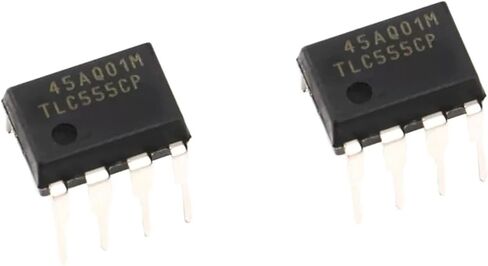 TLC555CP TLC555 مؤقت CMOS DIP-8 مجموعة شرائح 10 قطع in Kuwait