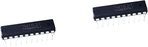 شريحة تشغيل الأنبوب الرقمي TM1637 LED SOP-20 DIP-20 مجموعة شرائح 10 قطع (TM1637 DIP20) in Kuwait