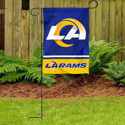حامل عمود علم الحديقة وشعار Rams LA in Kuwait