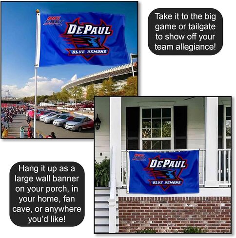 DePaul Big East Flag Large 3x5 in Kuwait