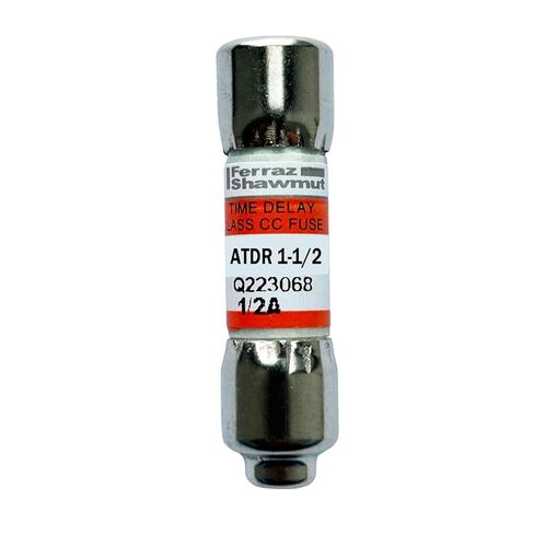 10-Pack New ATDR-1-1/2 ATDR-1-1/2A ATDR1.5A 600Vac Time Delay Class CC Fuse，ATDR-1-1/2A Cartridge Class CC Time-Delay Fuse ﻿ in Kuwait