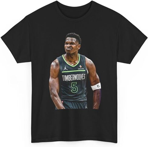 Anthony Edwards Minnesota Basketball T-Shirt, Anthony Edwards Graphic Tee, Sizes S-5XL, Black in Kuwait