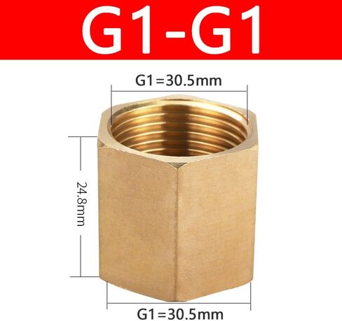 10 قطعة 1/8 "1/4" 3/8 "1/2" 3/4 "أنثى الموضوع تركيبات الأنابيب النحاسية عرافة الجوز قضيب موصل اقتران للمياه الوقود الغاز (G1-G1) تركيبات سباكة in Kuwait