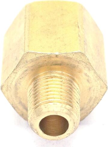 1/8" NPT Male x 1/4" NPT Female Brass Pipe Fitting Connector For Pressure Gauge Air Gas Fuel Water Pressure 229 PSI Plumbing Fittings in Kuwait
