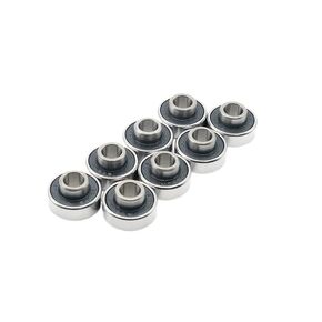 8PCS 608RS 8x22x7mm Skateboard Bearing ABEC-9 Integrated Spacer Longboard Bearing 608 Dance Board Double Rocker Board Bearings in Kuwait