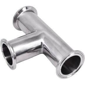 12.7/19/25/32/38/45/51mm Pipe OD 0.5" 1.5" 2" Tri Clamp Tee 3 Way Connector Pipe Fitting SUS304/316 Stainless (SUS316,38MM OD K50.5MM_T TYPE) Plumbing Fittings in Saudi Arabia