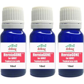 عبوة من 3 قطع من HerniaGONE للبالغين - مزيج من الزيوت العطرية، سهل الاستخدام موضعيًا، تم اختباره لمدة تزيد عن 50 عامًا، علاج طبيعي للفتق لدى البالغين، جربه لمدة 1-2 أسابيع قبل رؤية الطبيب in Kuwait