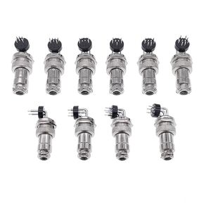 GX16 Connector PCB Circuit Board Soldering Plate Socket Curved Needle Connectors 2-10Pins 1Pcs(12pin) in Kuwait