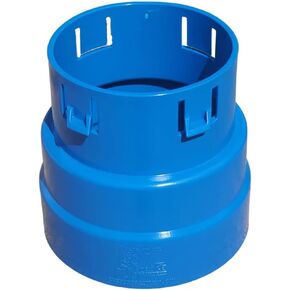 محول الأنابيب المموجة الفرنسية مقاس 4 بوصات (إلى 4 بوصات PVC) تجهيزات PVC، وصلات، توصيل الأنابيب المموجة بالباعث المنبثق in Kuwait