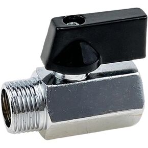 Brass Ball Valve 1/8" 1/4" 3/8" 1/2" BSP Threaded Mini Male to Female air Compressor Water Gas and Oil Shut-Off Valve(Double inner-02) in Kuwait