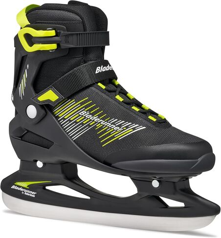 Bladerunner Ice by Rollerblade Igniter Men's Adult Ice Skates, Black and Lime in Saudi Arabia