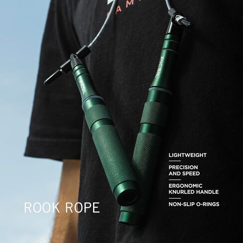 PICSIL - Rook Skipping Rope | Aluminium Handle & PVC Coated Steel Cable | Ideal for Cross-training & Boxing | Double Unders & Smooth Rotation | Adjustable for Adults & Kids | in Saudi Arabia