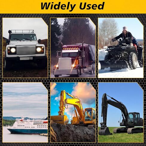 12 Pcs 4 Inch LED Truck Work Lights, 123w 3200lm Spot Beam LED Light Pods 9-30v, Off Road Light Bar for Tractor ATV SUV Utv Rv Boat Pickup Golf Cart Lawn Mower Snowblower in Kuwait