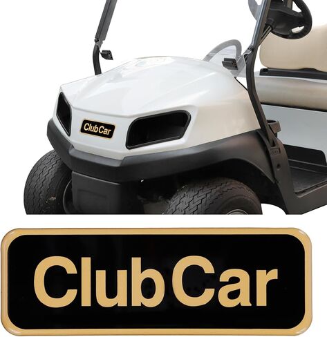 شعار عربة الجولف Roykaw، لوحة اسم Tempo، شعار شارة شعار عربة الجولف متوافق مع Club Car Tempo Gas & Electric، OEM# 47605590001، 7.72 بوصة × 2.68 بوصة in Kuwait