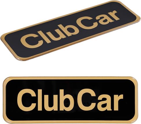 شعار عربة الجولف Roykaw، لوحة اسم Tempo، شعار شارة شعار عربة الجولف متوافق مع Club Car Tempo Gas & Electric، OEM# 47605590001، 7.72 بوصة × 2.68 بوصة in Kuwait