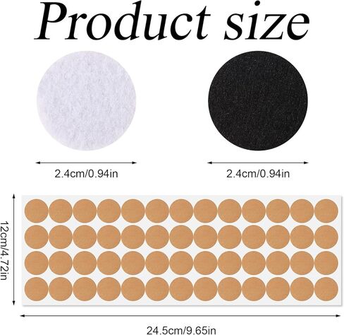 80pcs Undercover for Lav Mic, Sticky Circles Cover 40 White Felt Discs and 40 Black Felt Discs with 80 Sticker for Hiding Lavalier Microphones and Against Wind Noise Accessories in Kuwait