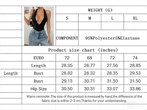 Women's One Piece Backless Swimsuit – Halter Deep V Neck High Cut Monokini in Black in Saudi Arabia