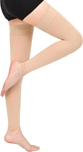 20-30 mmHg Compression Stockings for Women & Men,Thigh High Medical Compression Socks,Support Graduated Compression Hose Sock for Treatment Varicose Veins Swelling-Closed Toe/Open Toe/Footless in Saudi Arabia
