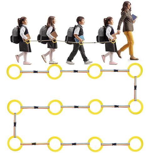 Tatuo 12 Set Toddlers Walking Rope for Preschool Toddlers Detachable Transition Rope Safety Daycare Rope for Preschool Daycare Kindergarten School Kids Outdoor Supplies (Blue) in Saudi Arabia