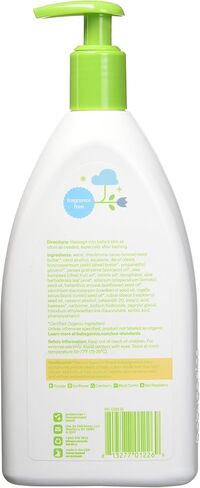 Babyganics Moisturizing Daily Lotion, Fragrance Free, 17oz Pump Bottle (Pack of 2) in Kuwait