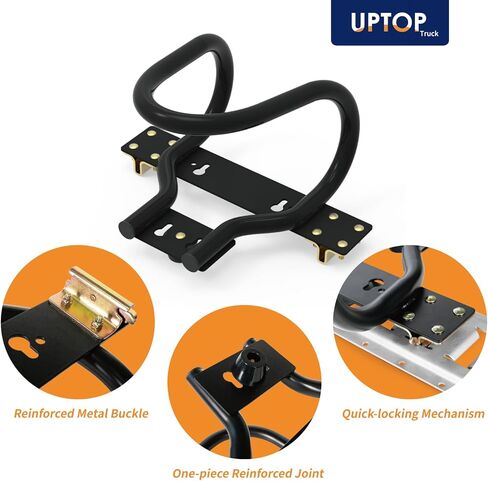 UPTOP Motorcycle Wheel Chock Steel for E-Track/X-Track System, Fits Up to 7" Wide Tires in Kuwait