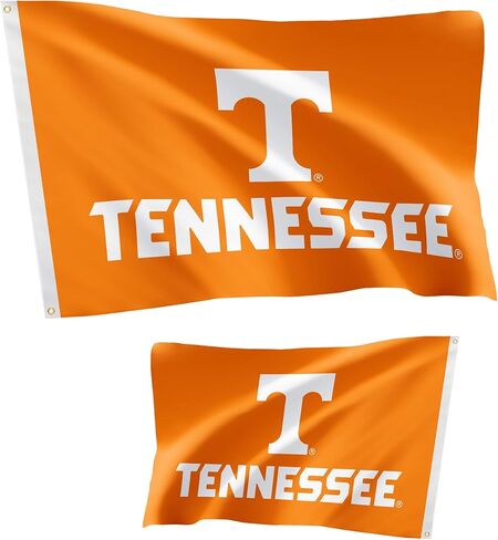 Desert Cactus University of Tennessee Flag Double Sided UT Knoxville Volunteers Vols Banners 100% Polyester Indoor Outdoor 3x5 feet Flags (Double Sided - Flag 2) in Kuwait