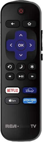 جهاز تحكم عن بعد بديل من OEM متوافق مع جميع أجهزة التلفزيون الذكية RCA Roku TV [يعمل فقط مع تلفزيون RCA Roku، وليس لـ Roku Stick وRoku Box] (Netflix/Disney Plus/Apple TV+ / HBO Max) in Kuwait