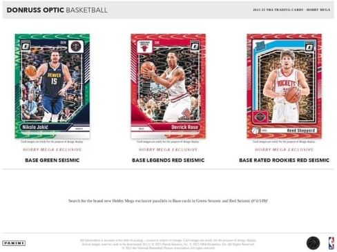 2024-25 Panini Donruss Optic Basketball Hobby Mega Box in Kuwait