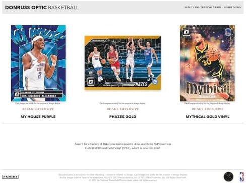 2024-25 Panini Donruss Optic Basketball Hobby Mega Box in Kuwait