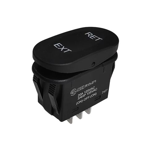 1pcs R13-271 20A 125VAC 3/4HP 6Pins 3 Positions ON-Off-ON Rocker Switch in Kuwait
