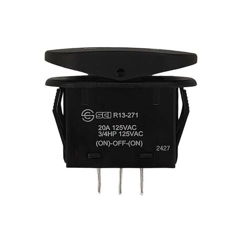 1pcs R13-271 20A 125VAC 3/4HP 6Pins 3 Positions ON-Off-ON Rocker Switch in Kuwait