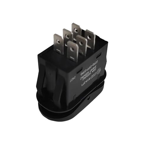 1pcs R13-271 20A 125VAC 3/4HP 6Pins 3 Positions ON-Off-ON Rocker Switch in Kuwait