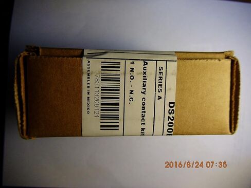 CUTLER HAMMER DS200EK1 مجموعة الاتصال المساعدة، التعشيق الكهربائي، جميع المفاتيح (باستثناء 30-100A DG)، 1NO/1NC in Kuwait