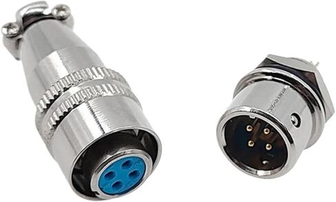 XS8 XS9 XS10 Push-Pull Circular Quick Connector 2pin Gold-Plated Contacts Male and Female(XS10-5R) in Saudi Arabia