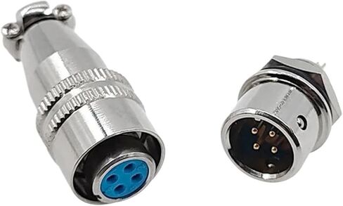 XS8 XS9 XS10 Push-Pull Circular Quick Connector 2pin Gold-Plated Contacts Male and Female(XS10-5R) in Saudi Arabia