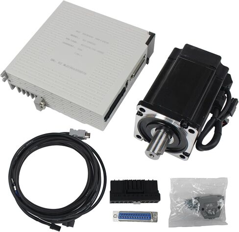 RATTMMOTOR YPMC-1000W محرك سيرفو 110 فولت مع مجموعة تحكم CNC لمحرك سيرفو 1 كيلو وات لآلة طحن النقش باستخدام الحاسب الآلي / روبوت (مع فرامل) in Kuwait