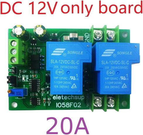 10A 20A 30A Brushed Motor Overload Overcurrent Short Circuit Protector Forward Reverse (12V 20A only board) in Saudi Arabia