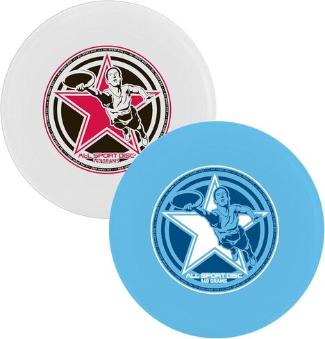 Wham-O Frisbee All Sport Flying Disc - 10 بوصة - 140 جرامًا - طبق طائر رياضي خفيف الوزن - جودة ممتازة - قرص الجولف - in Kuwait