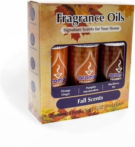 زيت عطر أرومار الفاخر، زجاجة 2 أونصة، 3 عبوات رائحة عطرية تدوم طويلاً، علاج عطري منعش ومنشط لغرفة المعيشة وغرفة النوم والمطبخ 2 أونصة in Kuwait