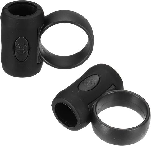 MECCANIXITY 2 Pcs Drum Stick Control Clips, Silicone Control Clip Finger Ring Drum Sticks Drumming Accessories for Drummer Beginners Practice Fits 5A Drumsticks, Gray-White in Saudi Arabia