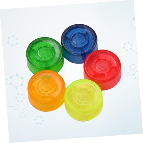 Generic 5 قطع تأثير الغيتار دواسة المقبض مجموعة ملونة دفع على مكبر للصوت المقابض للجيتار الكهربائي ميزات الأزرق الأخضر الأصفر الأحمر والبرتقالي القبعات العالية in Kuwait