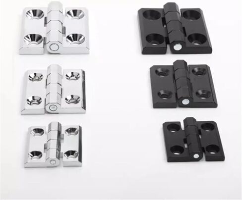 Industrial Machinery and Equipment Cabinet Box Door Hinge 1Pcs(50 Bright Chromium) in Saudi Arabia