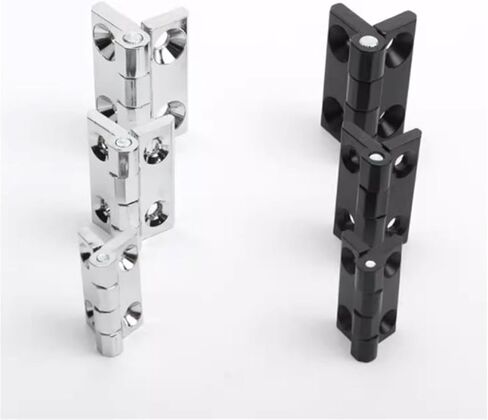 Industrial Machinery and Equipment Cabinet Box Door Hinge 1Pcs(50 Bright Chromium) in Saudi Arabia