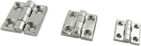 Industrial Machinery and Equipment Cabinet Box Door Hinge 1Pcs(50 Bright Chromium) in Saudi Arabia