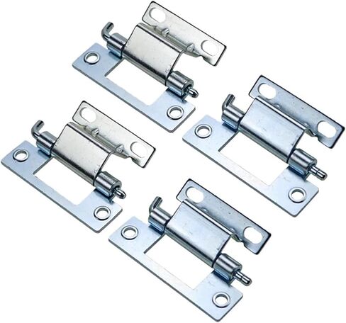 Industrial Detachable Concealed Iron Galvanized Hinges Industrial Electrical Machinery Equipment Box Cabinet Hinges 1Pcs(Iron-1) in Saudi Arabia