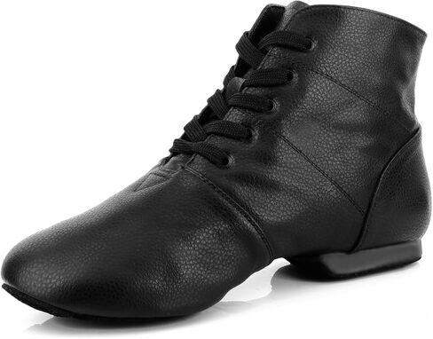 Keemi Jazz Dance Boots Lace Up Split Sole Jazz Dance Shoes for Women Girls Adult in Kuwait