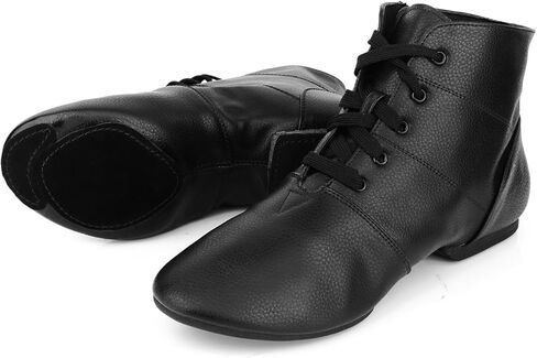 Keemi Jazz Dance Boots Lace Up Split Sole Jazz Dance Shoes for Women Girls Adult in Kuwait