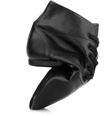 Keemi Jazz Dance Boots Lace Up Split Sole Jazz Dance Shoes for Women Girls Adult in Kuwait